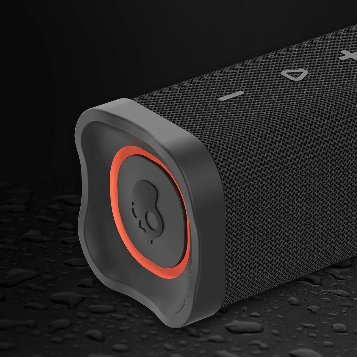 Skullcandy Terrain Wireless Bluetooth Speaker - IPX7 Waterproof Portable Speaker with Dual Custom Passive Radiators, 14 Hour Battery, Nylon Wrist Wrap, & True Wireless Stereo