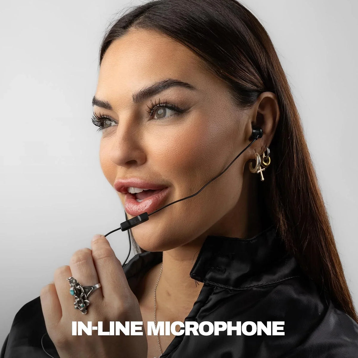 Skullcandy Jib USB-C Wired Earbuds with Noise Isolating Fit - True Black