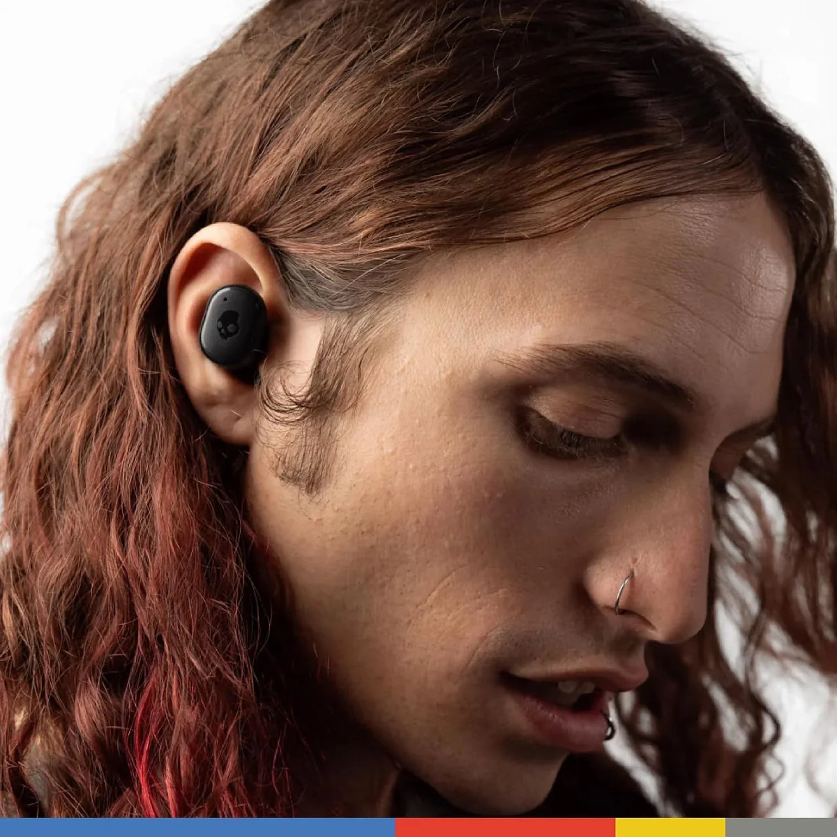 Skullcandy Grind Wireless Earbuds, Bluetooth Headphones, Up to 40 Hours Battery, Noise Isolating Fit, Microphone for iPhone Android, Customizable via Skull-iQ App - Chill Grey