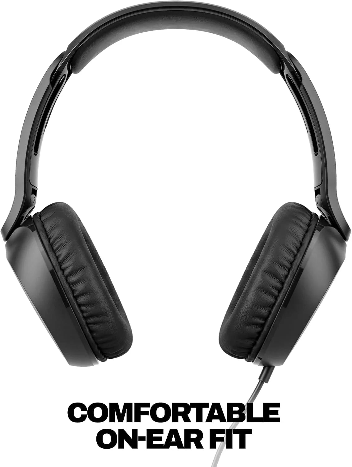 Skullcandy Icon 180 Wired On-Ear Headphones - Black