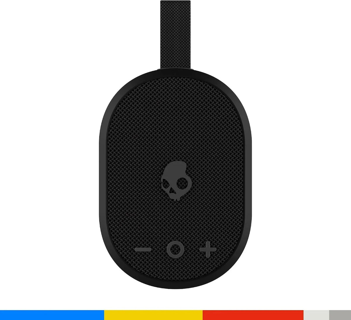 Skullcandy Ounce+ Wireless Bluetooth Speaker - IPX7 Waterproof Mini Portable Speaker with 16 Hour Battery, True Wireless Stereo, and Ballistic Nylon Carry Strap (Black)
