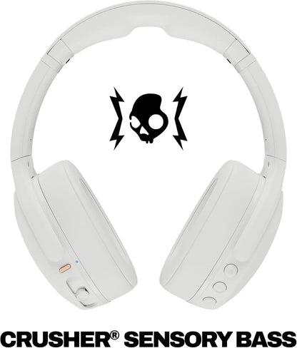 Skullcandy Crusher Evo Wireless Multi-Sensory Bass Headphones - Bone