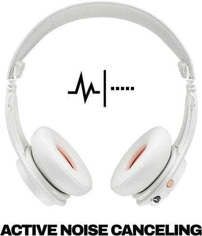 Skullcandy Icon ANC Noise Canceling Wireless Headphones - Bone/Orange