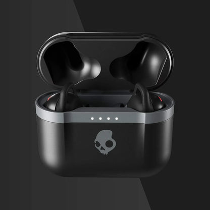 Skullcandy Indy Evo in-Ear Wireless Earbuds, 30 Hr Battery, Microphone, Works with iPhone Android and Bluetooth Devices - Black