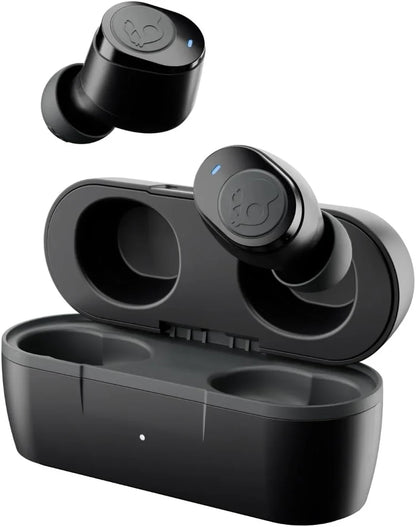 Skullcandy Jib True 2 Wireless Earbuds,Bluetooth Headphones,Up to 33 Hours Battery with Charging Case,Noise Isolating Fit,Sweat and Water Resistant,Microphone for iPhone Android-True Black,(Pack of 2)