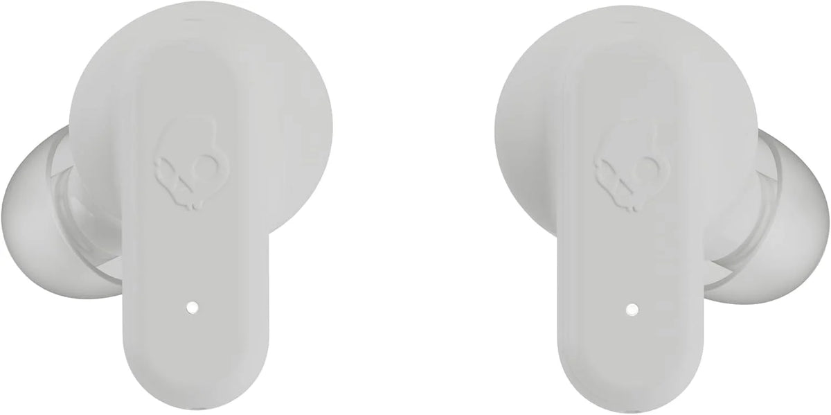 Skullcandy Dime Evo Wireless Earbuds with Clip-Anywhere Case - Bone
