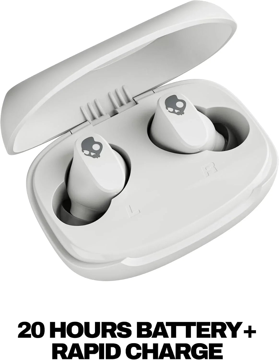 Skullcandy Smokin’ Buds 360 Wireless Noise Isolating Earbuds - Bone