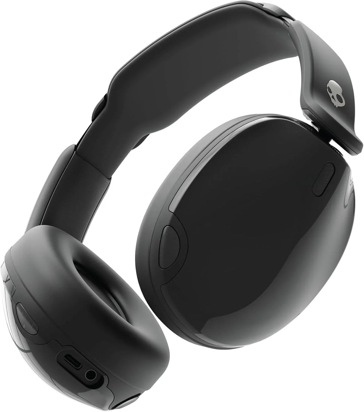 Skullcandy Hesh 540 ANC Wireless Over-Ear Bluetooth Headphones With THX Spatial Audio, Active Noise Cancelling, Personalized Sound, Up To 65 Hours Battery, Microphone For iPhone Android - True Black