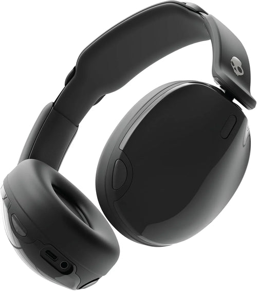 Skullcandy Hesh 540 ANC Wireless Over-Ear Bluetooth Headphones With THX Spatial Audio, Active Noise Cancelling, Personalized Sound, Up To 65 Hours Battery, Microphone For iPhone Android - True Black