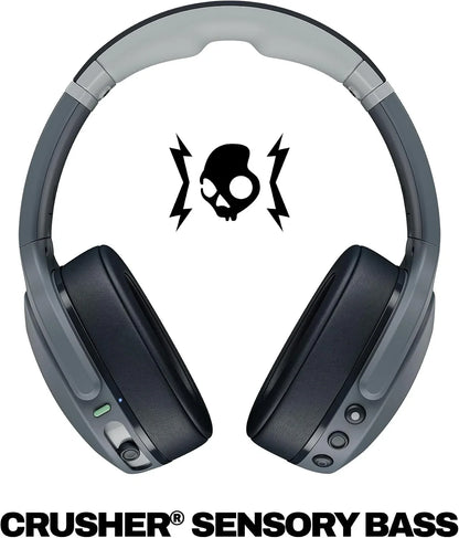 Skullcandy Crusher Evo Wireless Multi-Sensory Bass Headphones - Chill Grey